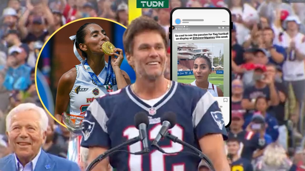 La sorprendente reacción de Tom Brady al oro en flag football de México