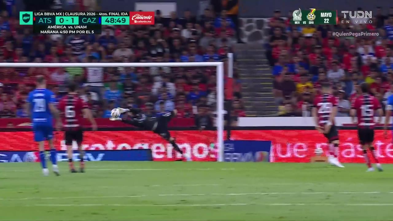 ¡Para la foto! Camilo Vargas nos regala una postal en el Atlas vs. Cruz Azul