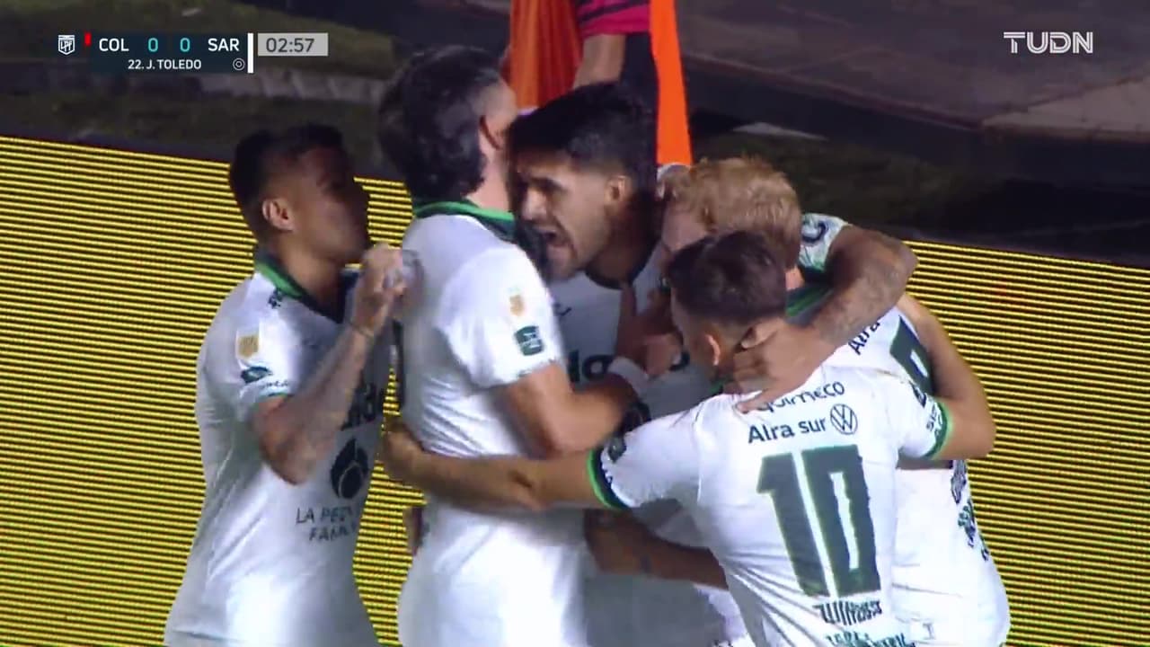 ¡Gol de vestidor! Sarmiento sorprende a Colón y marca el 0-1
