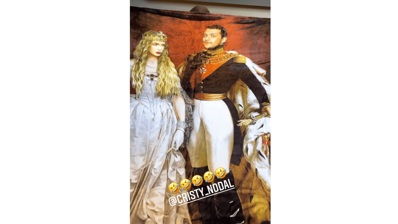 Christian Nodal agradeció el detalle de su mamá.