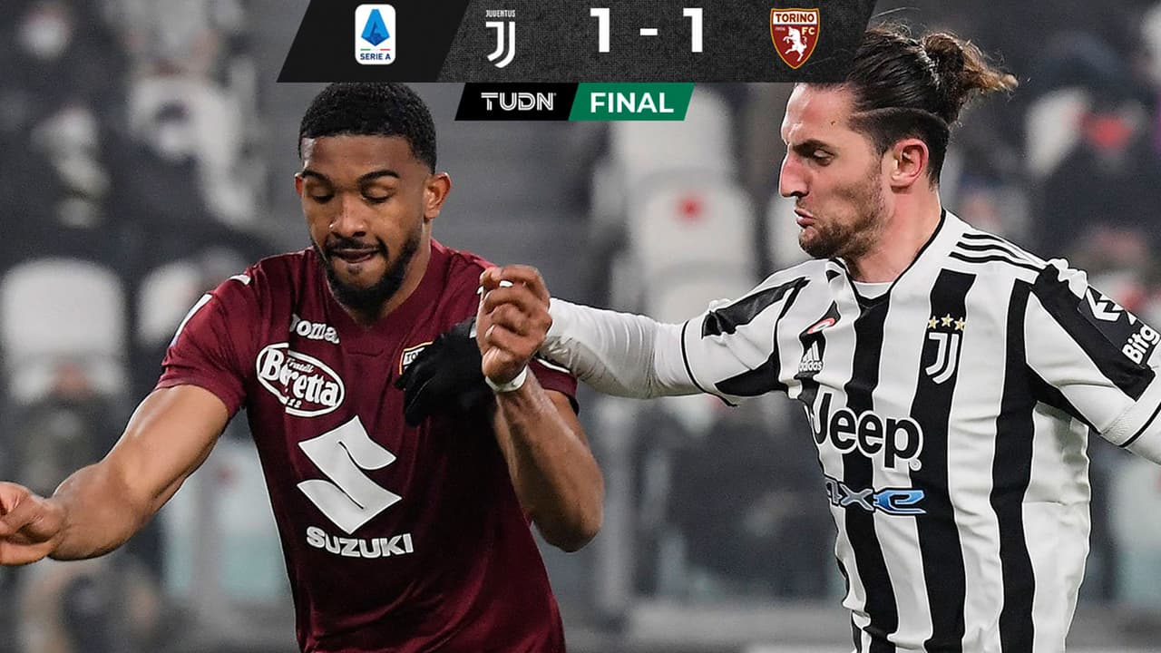 La Juventus se atora con el Torino en la Jornada 26 de la Serie A