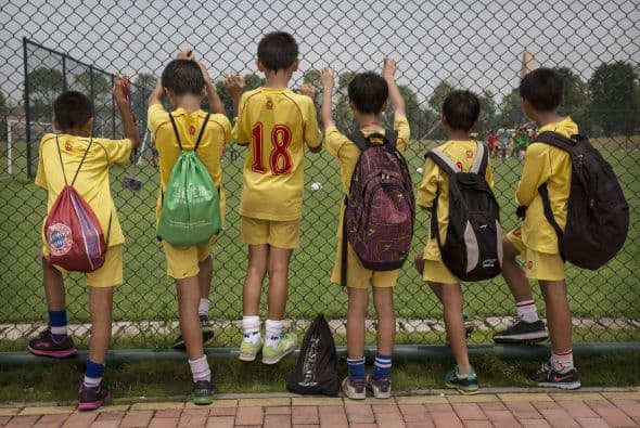 El extenso campus mide 167 acres y es la creación dle magnate Xu Jiayin.