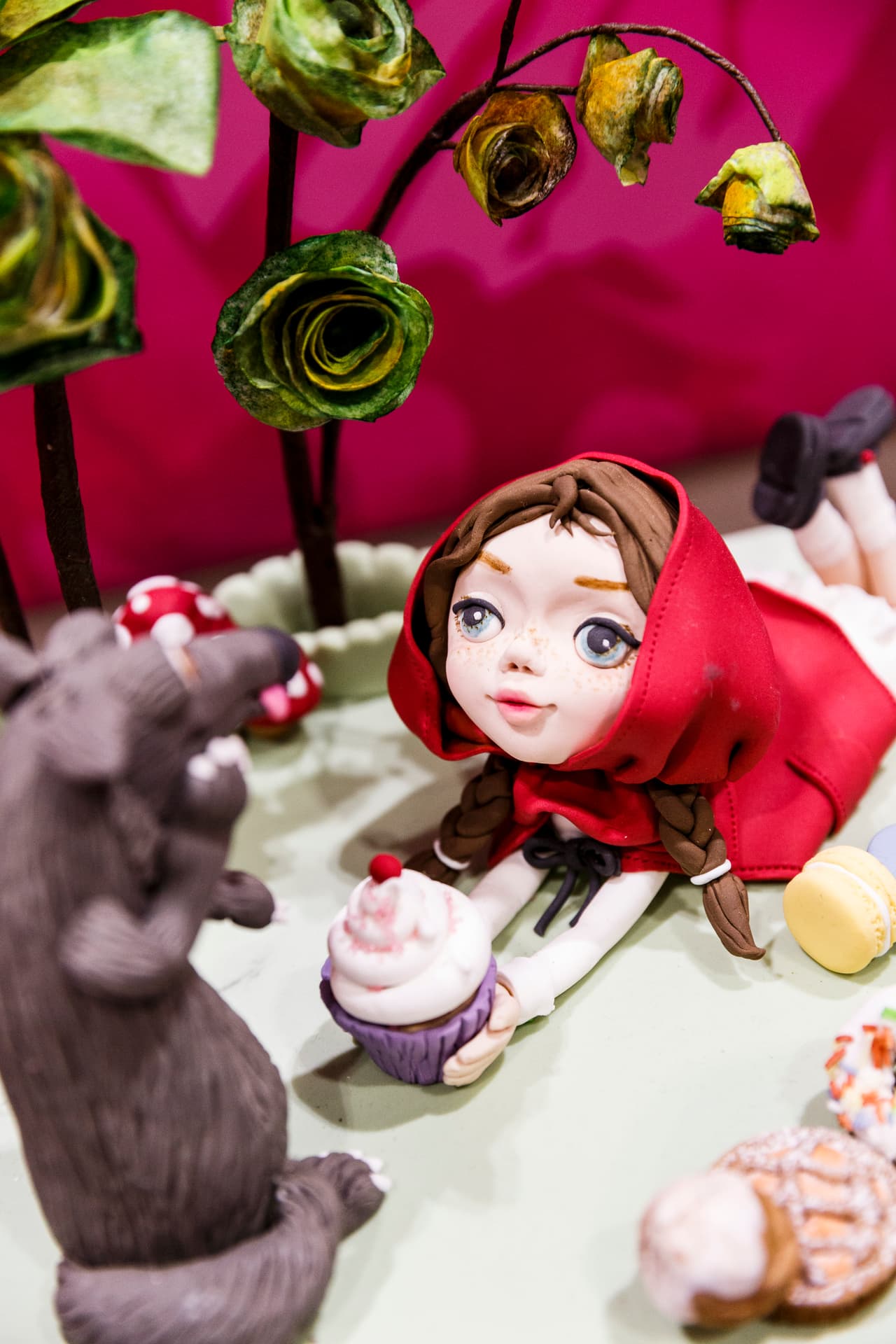 El fondant fue el protagonista de este show en el que se mostraron verdaderas obras de arte.