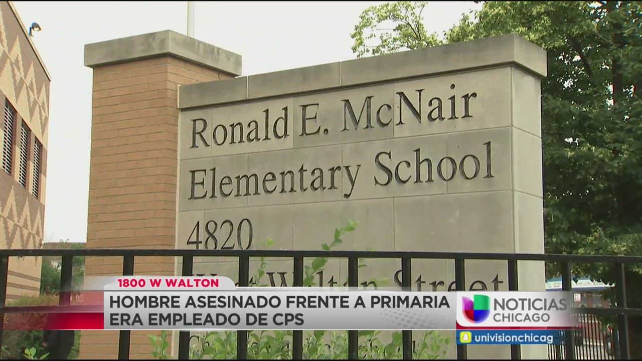 Identifican a empleado de CPS que fue víctima de tiroteo mortal fuera de primaria McNair