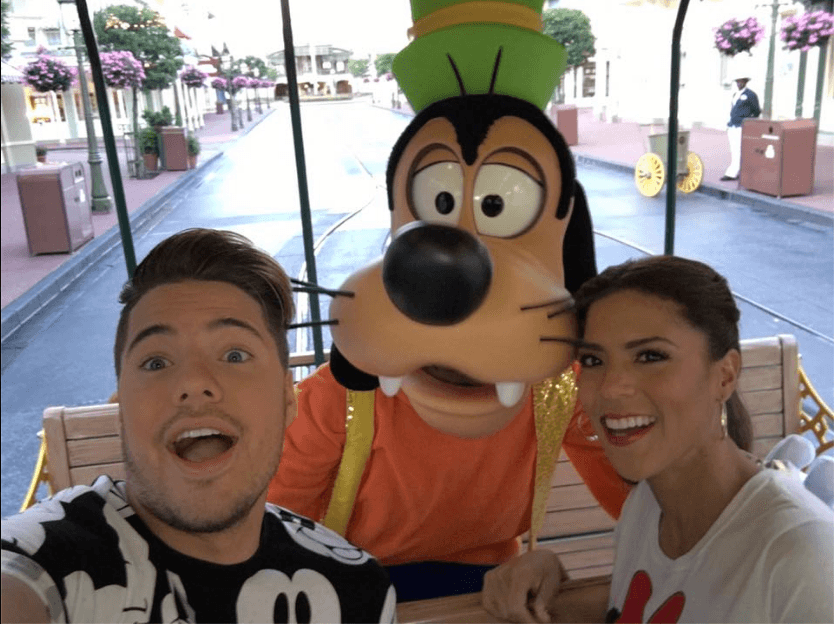 El 'morning selfie' con Goofy.
