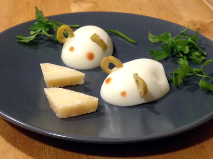 Huevos  espantosos y divertidos para Halloween