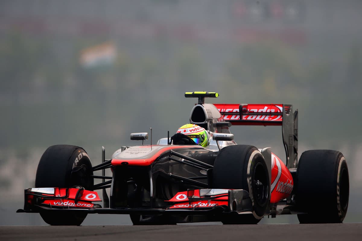 Sin duda el 2013 fue un año de más problemas que satisfacciones para Checo por la baja confiabilidad de su coche que le impidió llegar siquiera a un podio en la temporada.