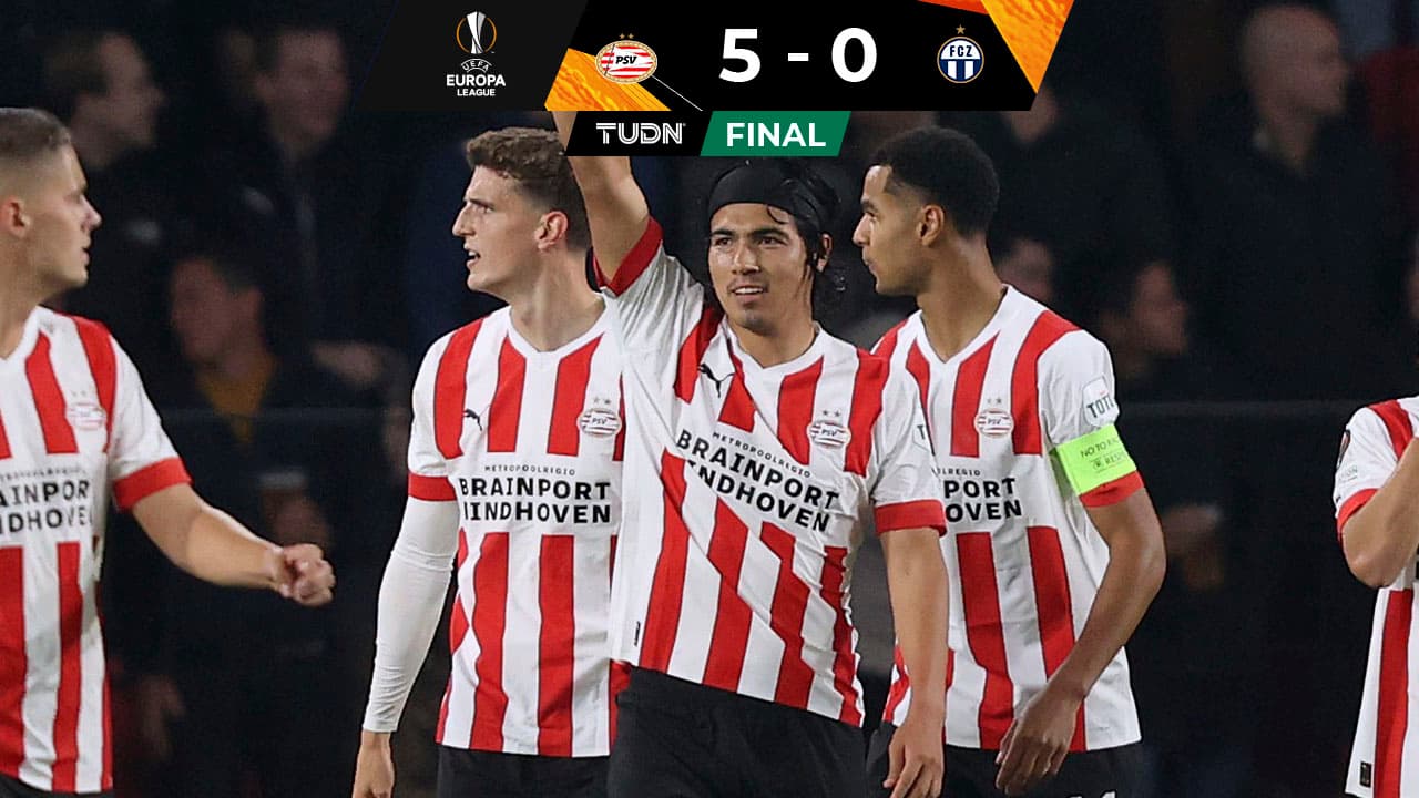 El PSV aplasta al Zurich en la Europa League con gol de Erick Gutiérrez incluido