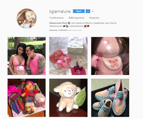 A pocos meses de nacer, la bebé de Edwin Luna y Kimberly Flores ya tiene su propia cuenta de Instagram. A través de esta red social el orgulloso padre reveló que la pequeña se llamará Gianna.