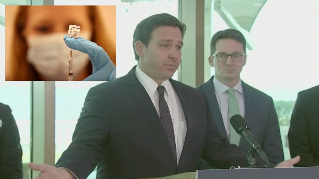 DeSantis se niega a decir si se puso el refuerzo de la vacuna contra el covid-19