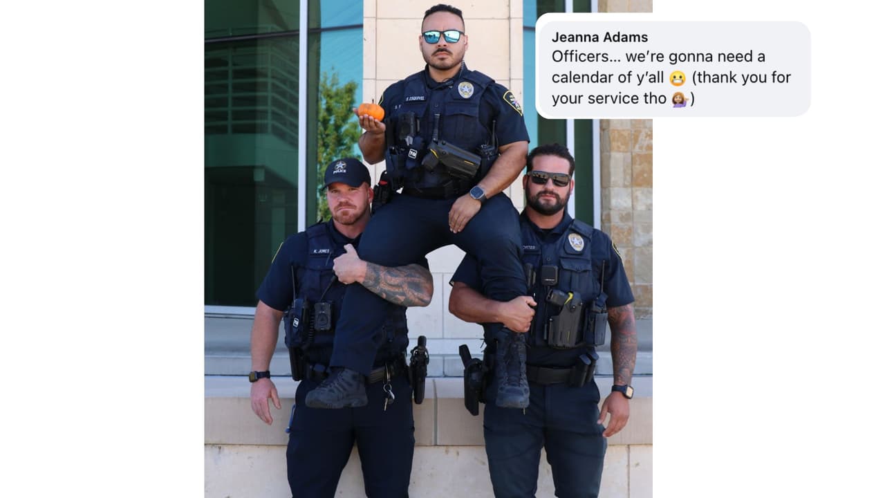 Y es que muchas escribieron que se sentían atraídas por algunos de los agentes y hasta les pidieron más fotos.
<b>“Oficiales, necesitamos un calendario de todos ustedes (Gracias por su servicio también). </b>
<br>