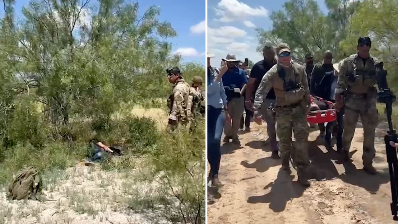 Simulacro en frontera: Así localizan a inmigrantes en peligro de muerte tras cruzar a Texas