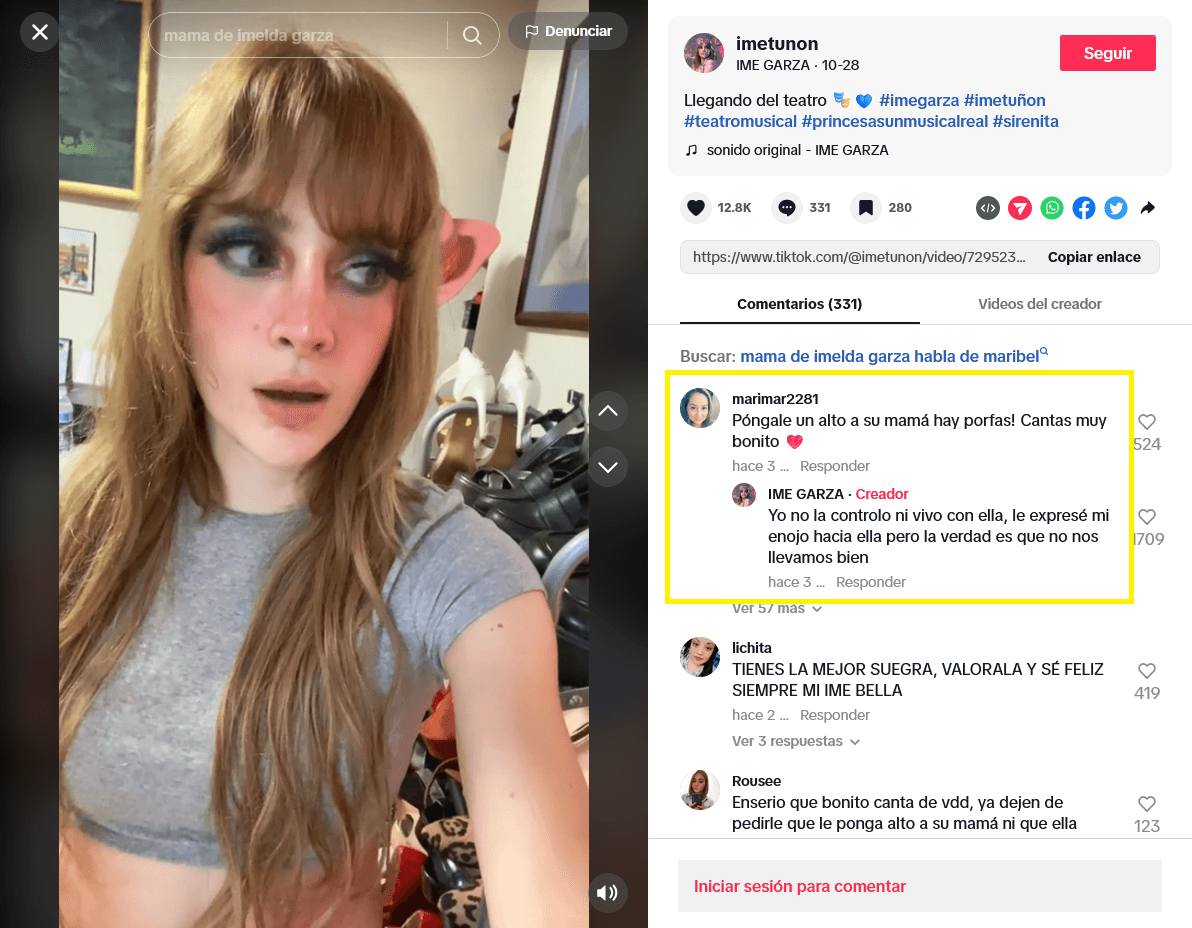 Nuera de Maribel Guardia defiende a la actriz de los ataques de su mamá