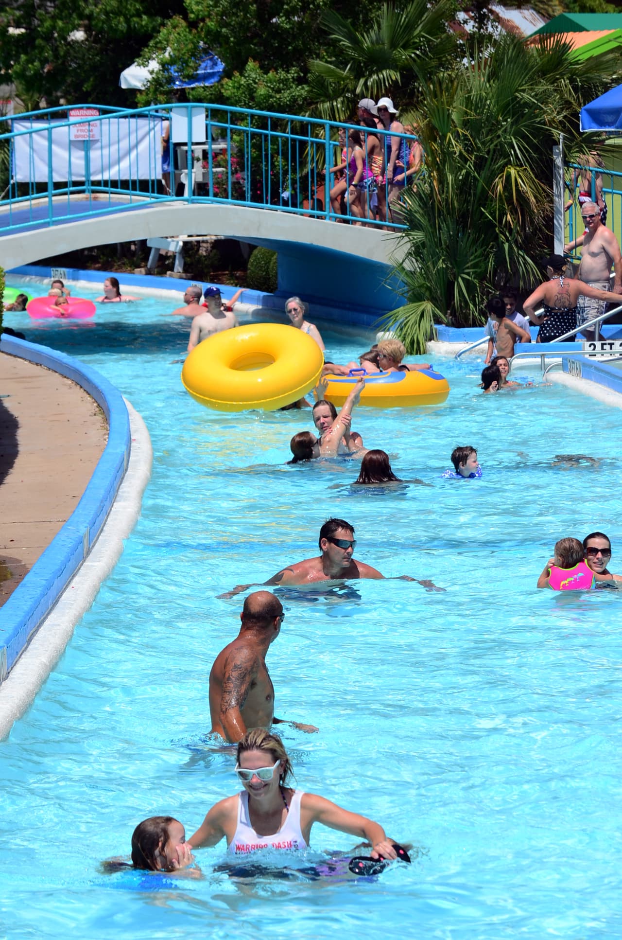 El Lazy River es para quienes sólo quieren flotar y relajarse