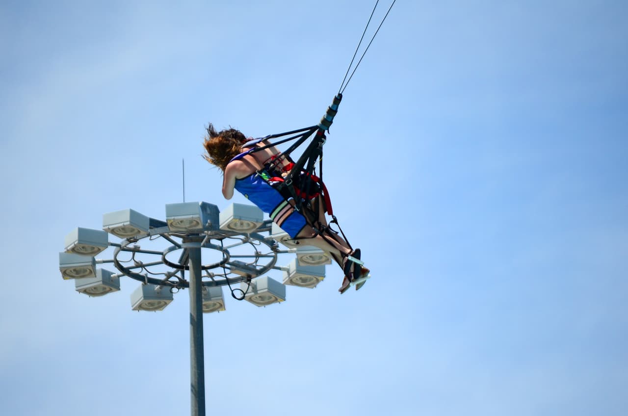 Incluso desafiar la gravedad por las alturas...