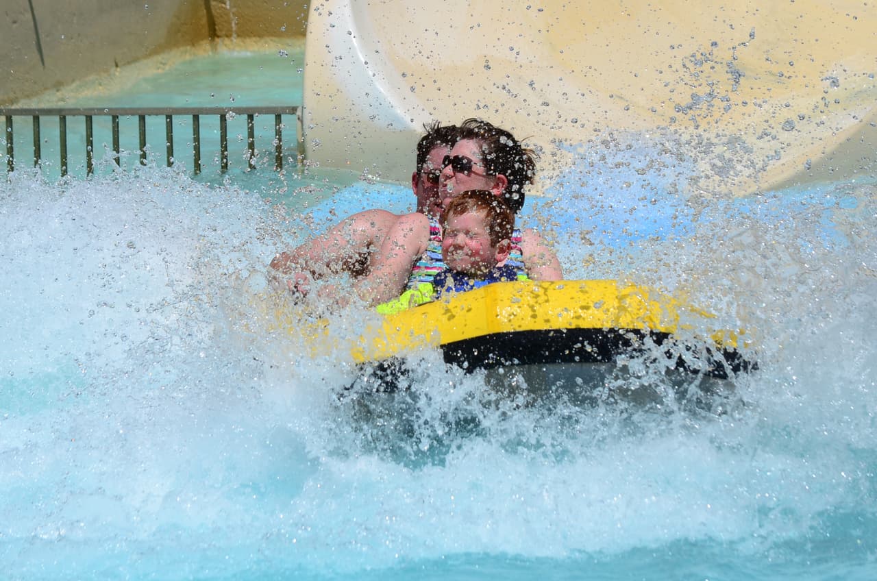 El Sea Wolf es un tobogán muy familiar...