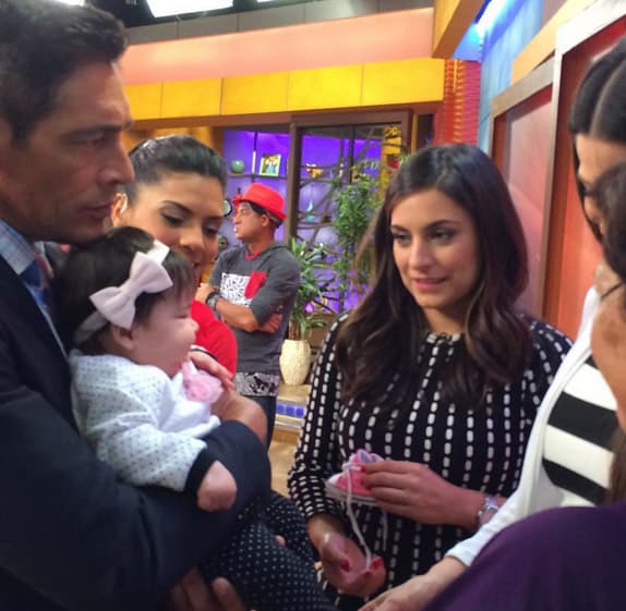 ¡Dos bellezas juntas! Ana Brenda conoció a Baby Giulietta.