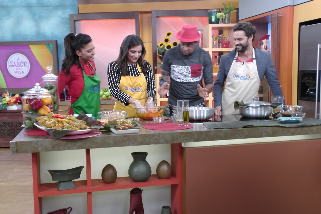 Ana e Iván Sánchez la pasaron muy bien y hasta cocinaron juntos.