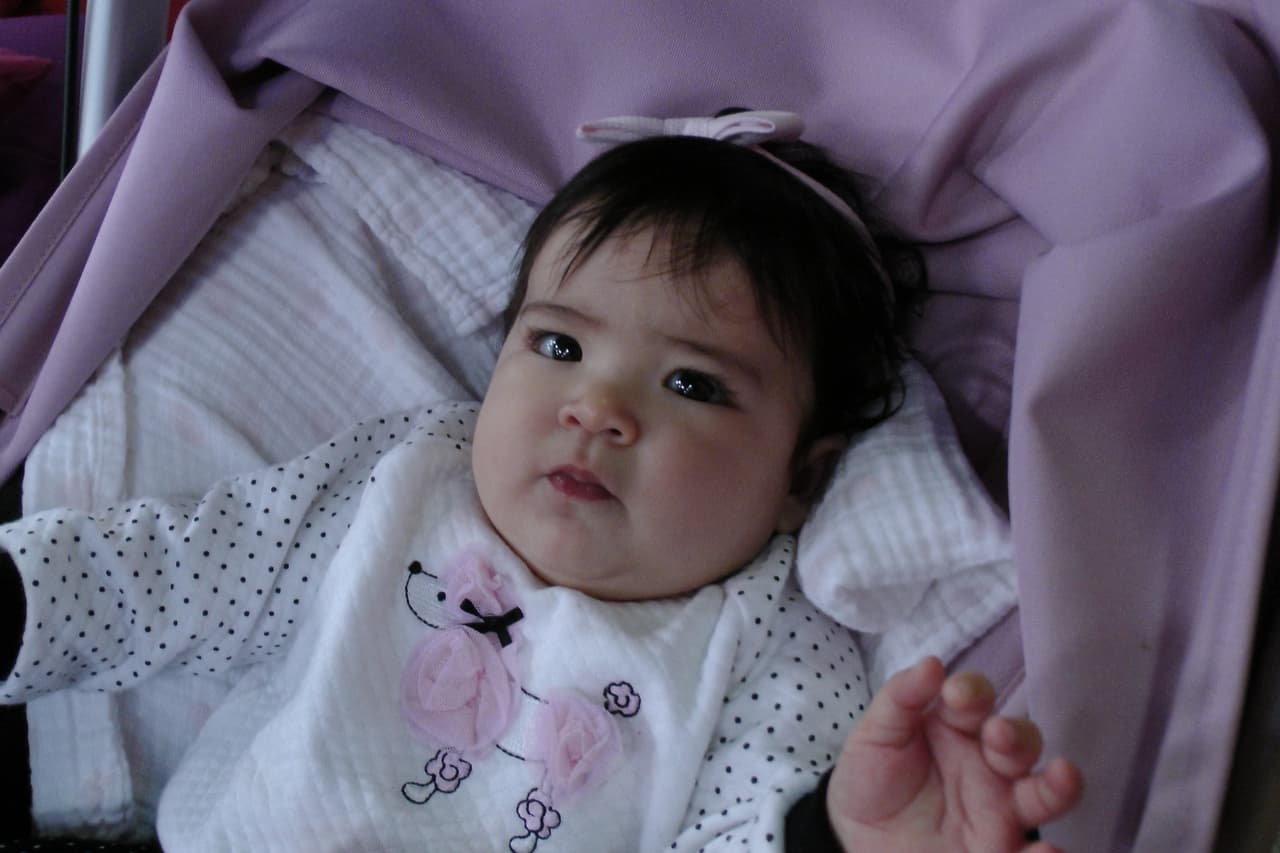 A Giulietta le encanta acompañar a mami al trabajo.