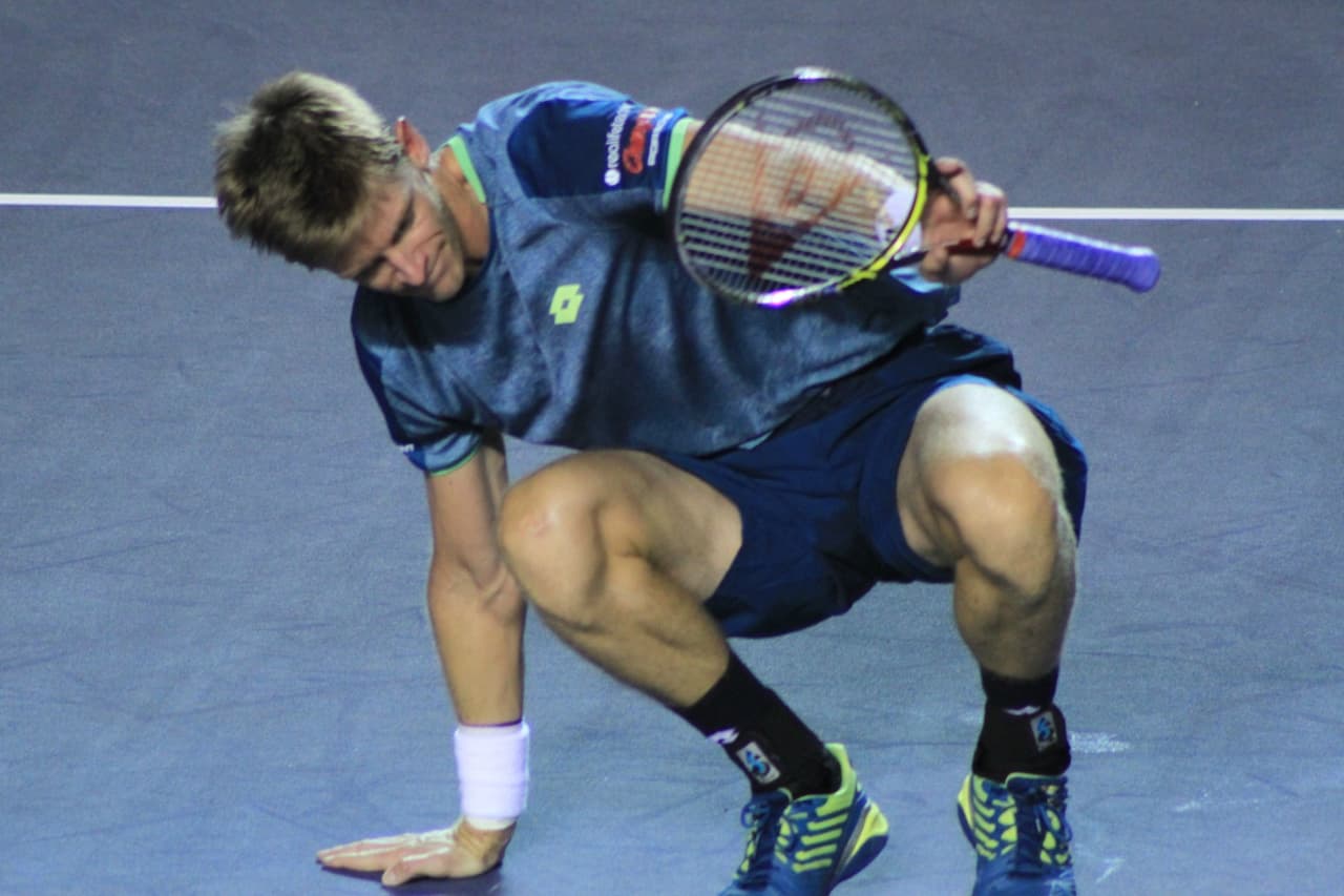 Anderson cayó por segunda ocasión en la Final del singles masculino, pues perdió también la de 2014 ante Grigor Dimitrov.