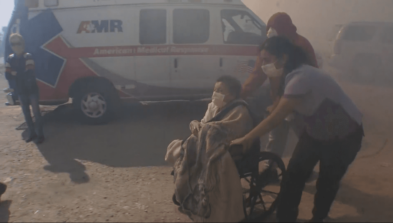 Que en su mayoría, no podían caminar.