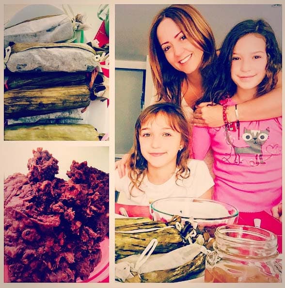 Mía y Nina adoran cocinar con su mamita. ¿A quién no se le antojan unos tamalitos y frijolitos para desayunar?.