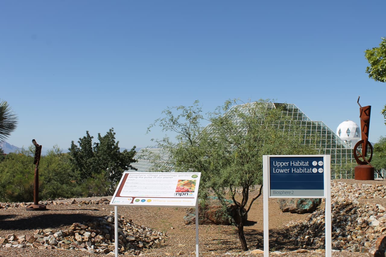 La biosfera 2 ubicado en Oracle, Arizona.