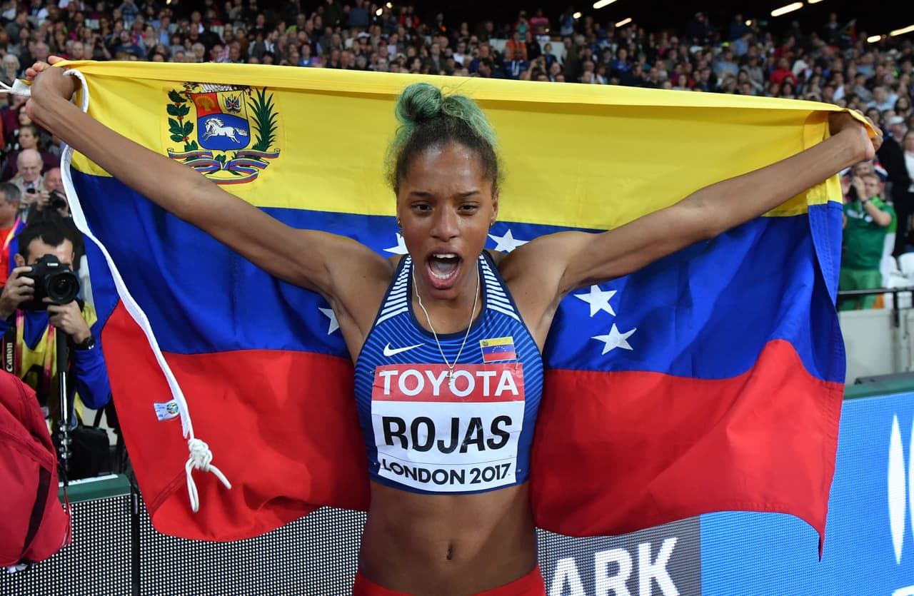 La venezolana Yulimar Rojas obtuvo plata en Río 2016, pero fue en 2017 donde estalló como la mejor del salto triple mundial y se confirmó como una reina mundial del atletismo con su belleza y talento.