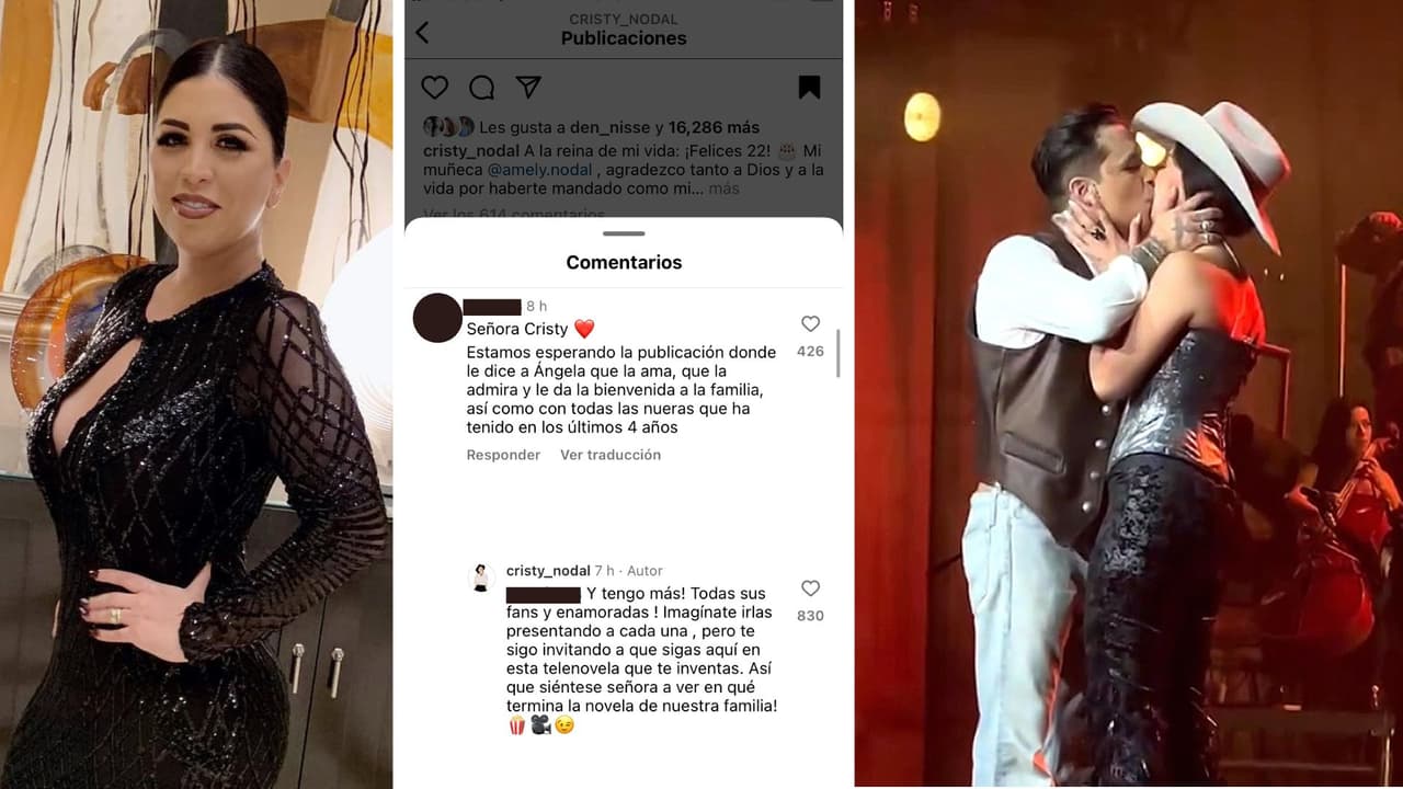 Mamá de Nodal respondió un comentario relacionado con el romance de su hijo y Ángela Aguilar.