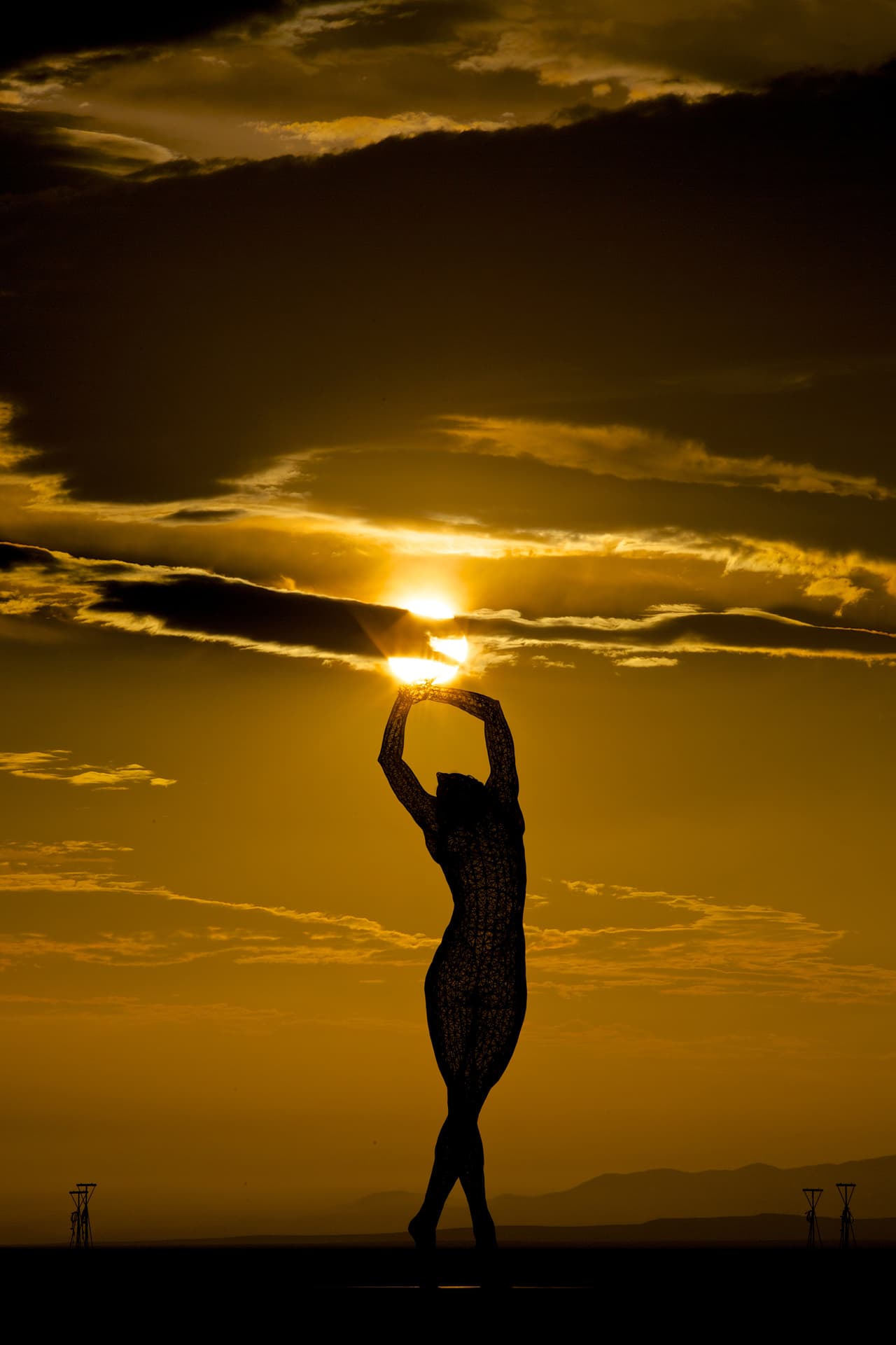 Antes de exponerse en el San Leandro Tech Campus, la obra estuvo en el Burning Man.