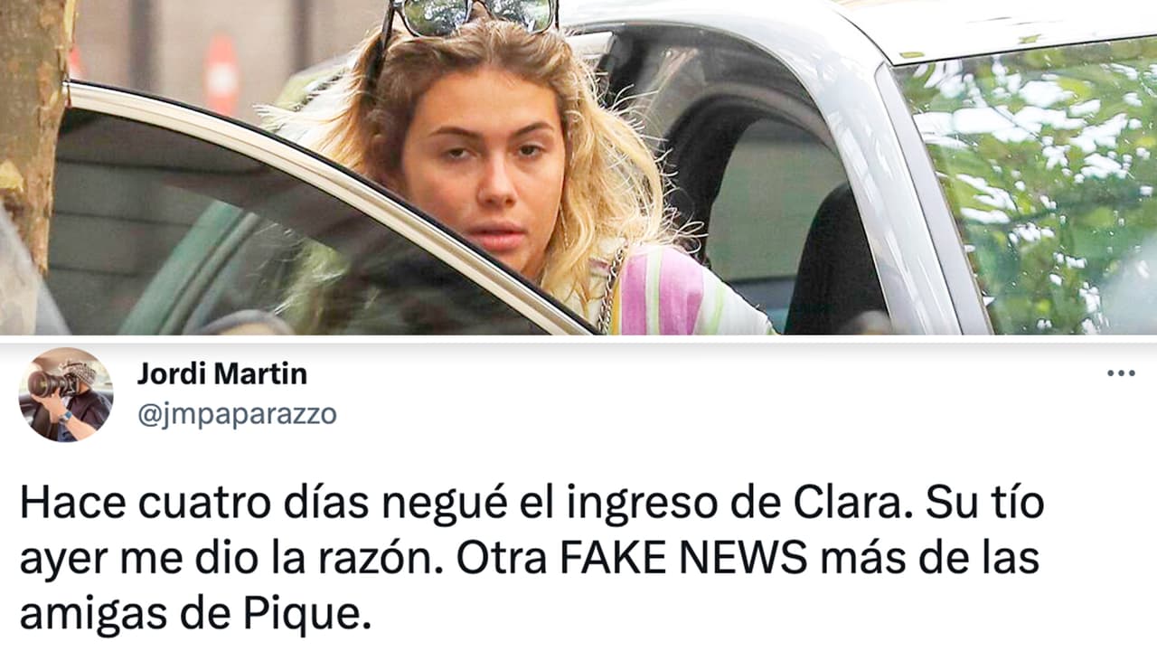 Jordi Martín, paparazzi y corresponsal de El Gordo y La Flaca en España, responsabiliza a "amigas" de Piqué por distribuir el rumor del supuesto ataque de ansiedad de Clara Chía.