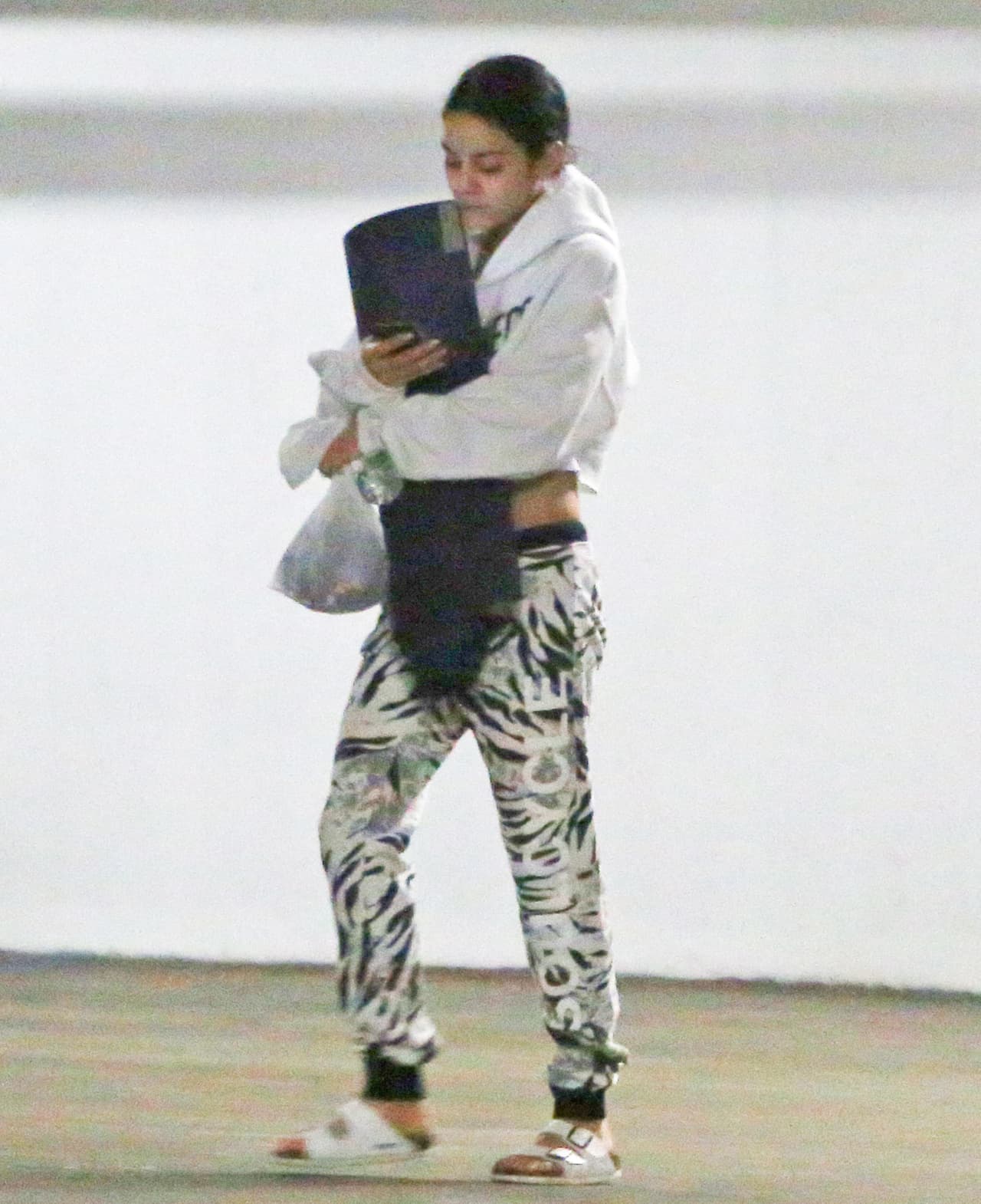 Así la retrataron los fotógrafos el lunes 1o de febrero.