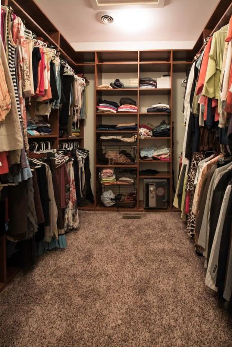 Y los clósets son espaciosos.