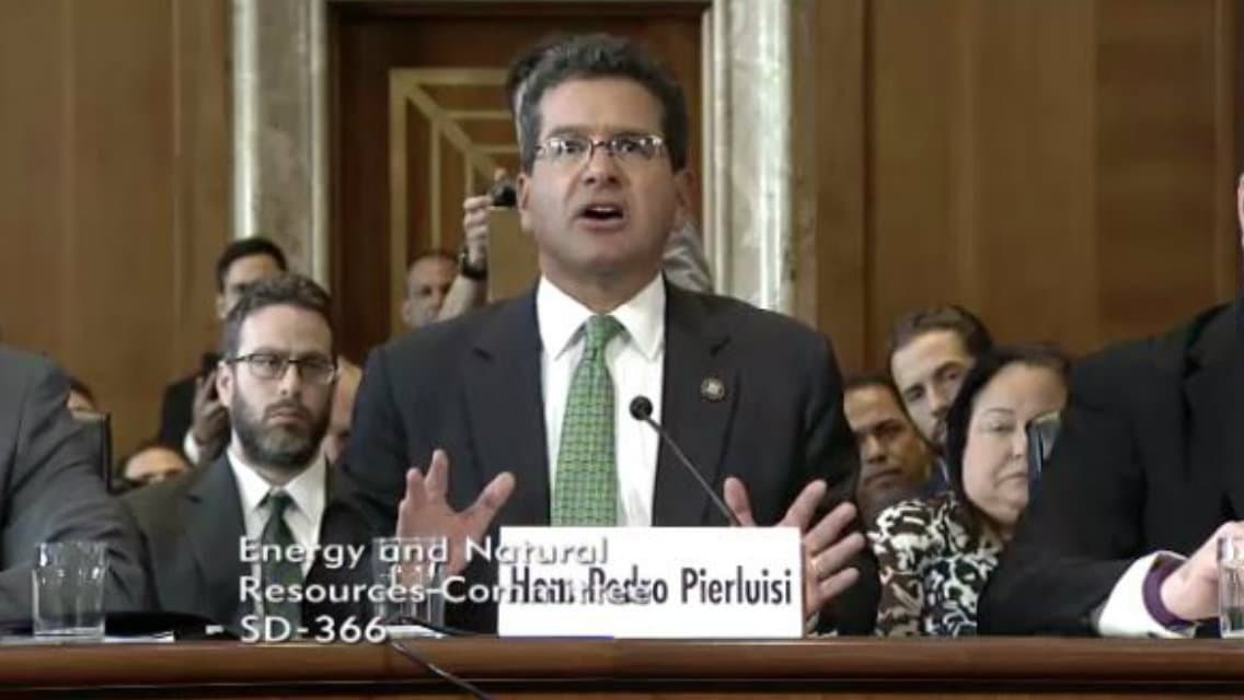Pedro Pierluisi depone ante el Senado