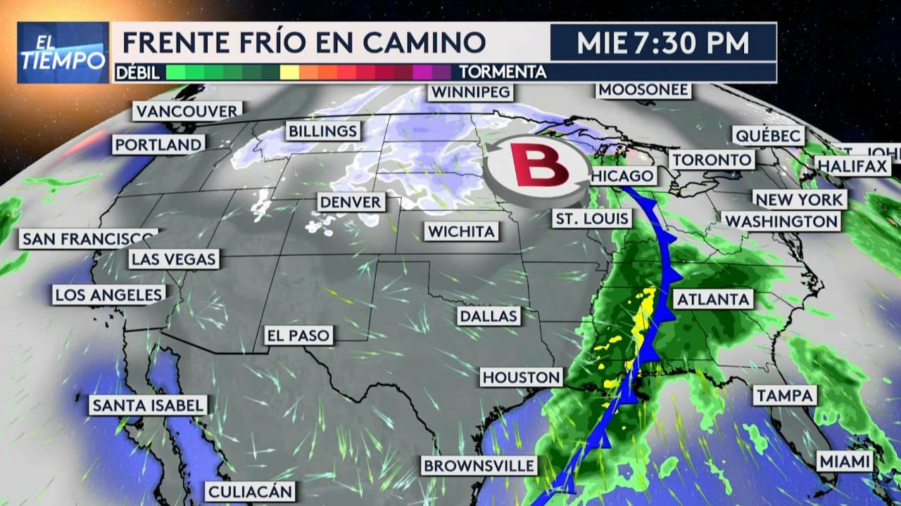 Estos son los días en los que el frente frío afectará Florida Central 