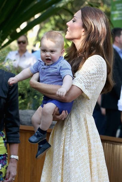 En abril el pequeño George visitó el Taronga Zoo en Sídney.