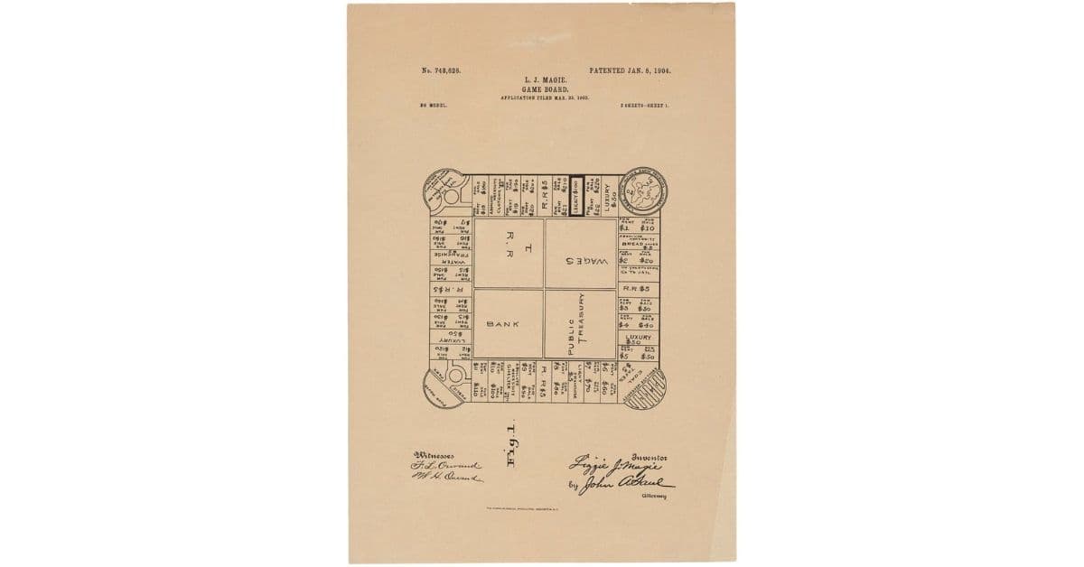 boceto de Elizabeth Magie Phillips