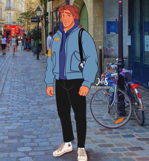 Mientras que los seguidores del ilustrador colombiaño comentaron que el 
<b>príncipe Adam</b>, de ‘La bella y la bestia’ (1991), tiene grandes similitudes con el estilo casual y relajado de 
<b>Chris Hemsworth</b>.