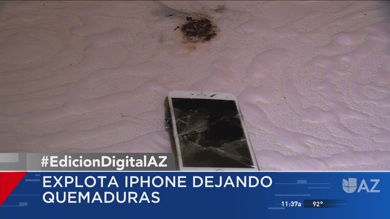 Explota teléfono iPhone causando daños a su dueño