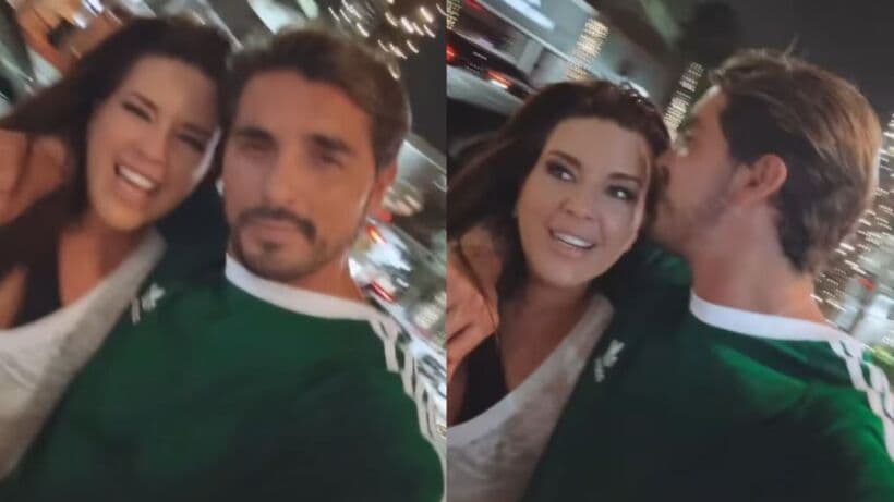 Christian Estrada y Alicia Machado