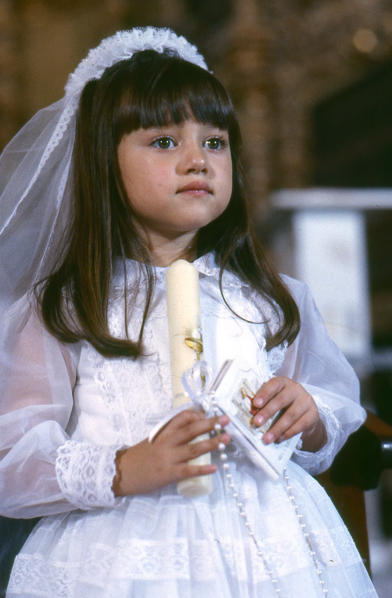 'Gotita de amor' marcó el nacimiento de Andrea Lagunés como actriz protagónica. Tenía tan solo 4 años cuando comenzó a trabajar en televisión, primero participó en la telenovela 'María Isabel' y meses después estelarizó esta historia.