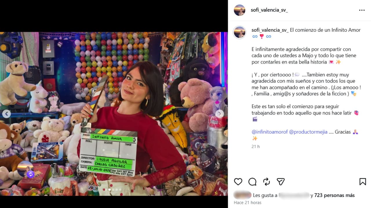 Así reveló la hija de Ferdinando Valencia que debutará en las telenovelas.