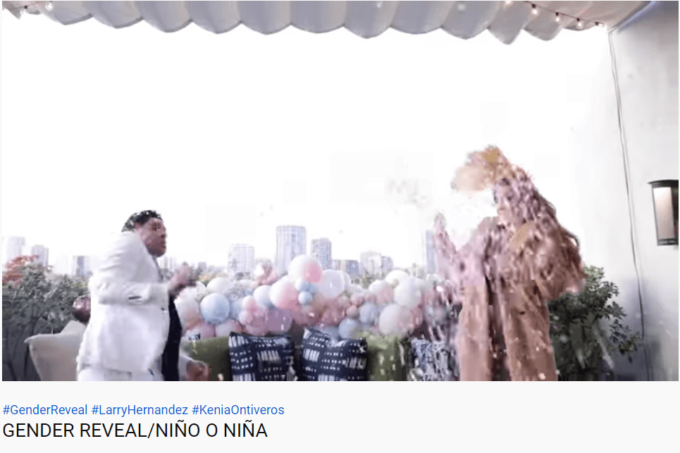 La única de la familia que fue atinada con su predicción fue Kenia, ella apostó porque tendría una niña.