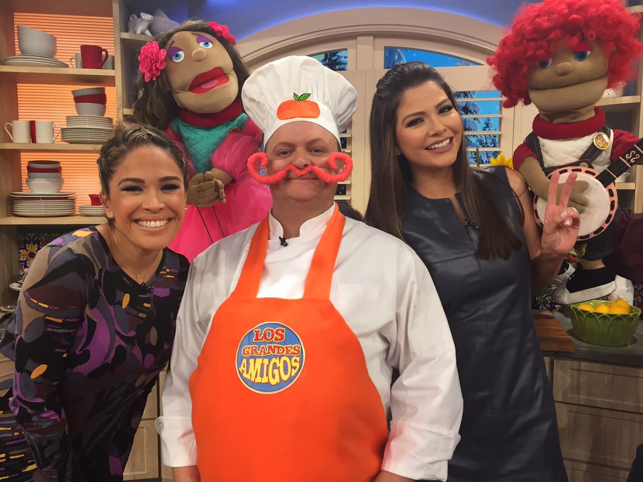 Qué bien la pasamos con él y con estos graciosos amiguitos.