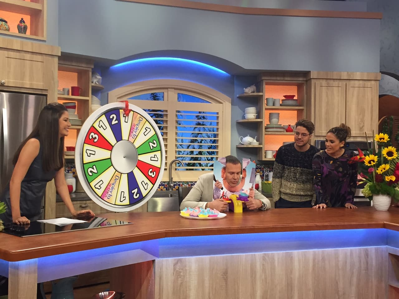 Alan cerró sus ojitos y estaba listo para todo.