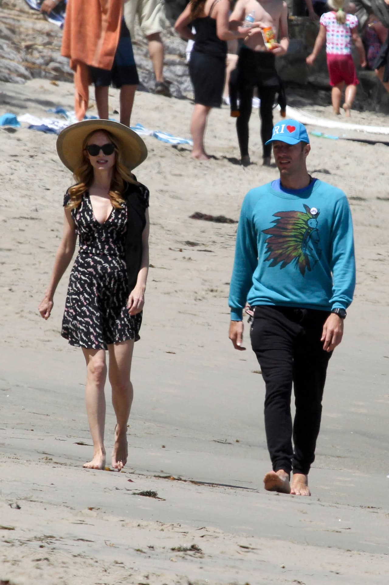 Ahora sabemos que a Martin, de 39 años, le encantan las rubias.