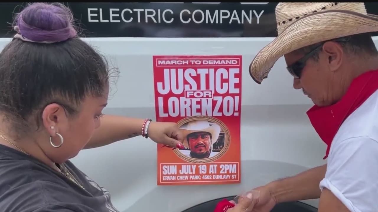 Caravana pacífica en Houston exige justicia para Lorenzo Salgado y el fin de operativos de ICE
