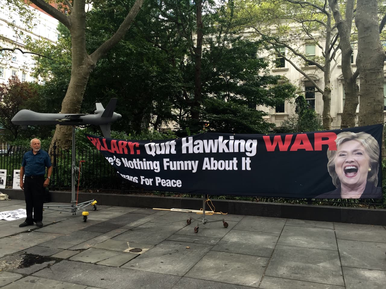 Reclutan aliados contra la guerra durante la conmemoración del 11-S en Manhattan