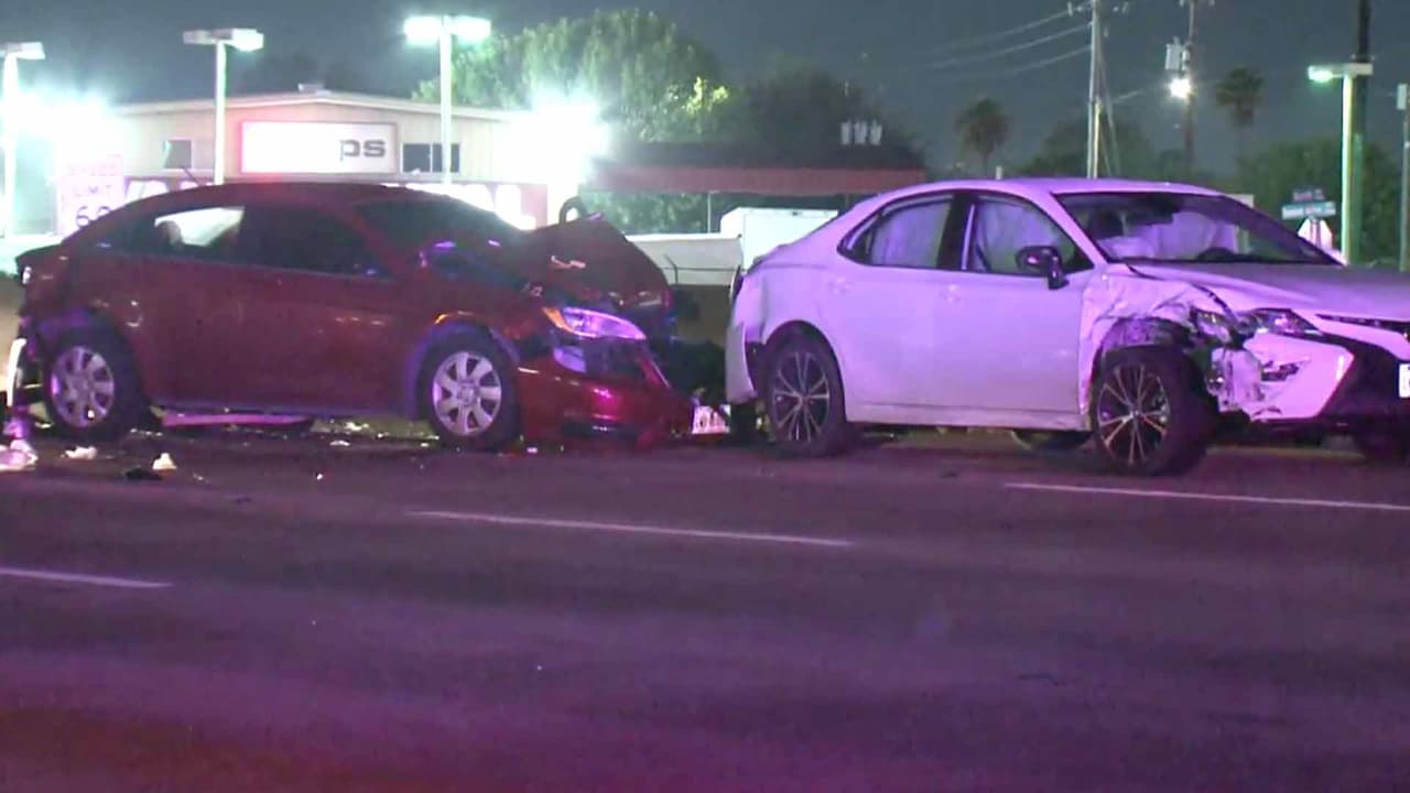 El accidente involucró a tres autos dejando a varios heridos al norte de Houston.