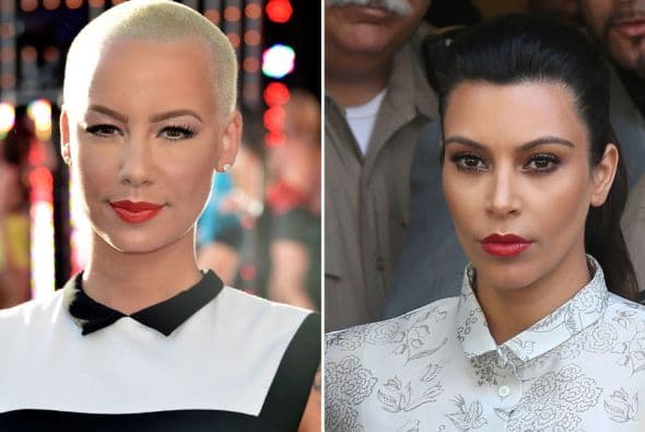 Kim Kardashian apareció en el panorama sentimental de Kanye a tal grado que Amber se dedicó a insultar cada que podía a la socialité.